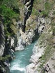 La gorge sous le fort de Chateau Queyras