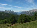 La valle du Guil et tout au fond celle de la Durance. 