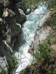 Au retour, on repasse au dessus des gorges du Guil,  Chateau-Queyras