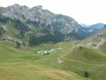 Le refuge de Bise (1502m), en montant au col d'Ugeon