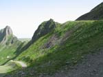 Col de la Pelouse (2343m), puis  gauche