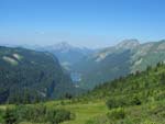 Le lac de Montriond avant le col de Bassachaux