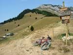 le col des Nantets (1426m) et le pas de l'Aulp 